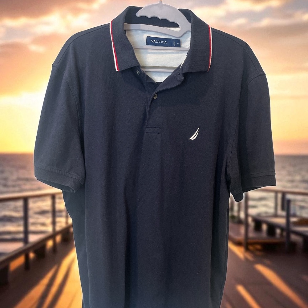 NAUTICA Men’s Polo Shirt - Size Medium